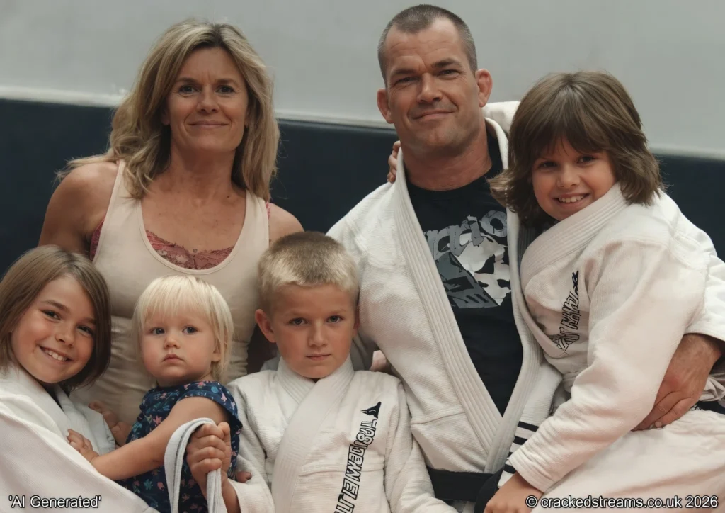 Jocko Willink and Helen Willink with their childrens maintaining family privacy