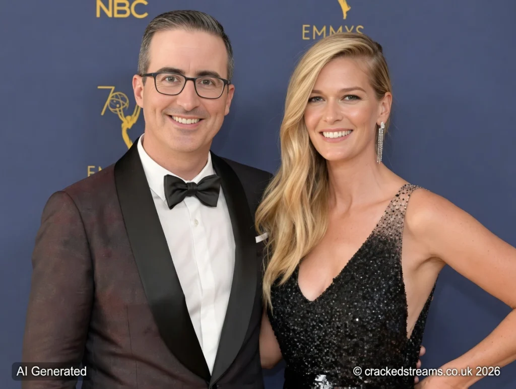 John Oliver and his wife Kate Norley together